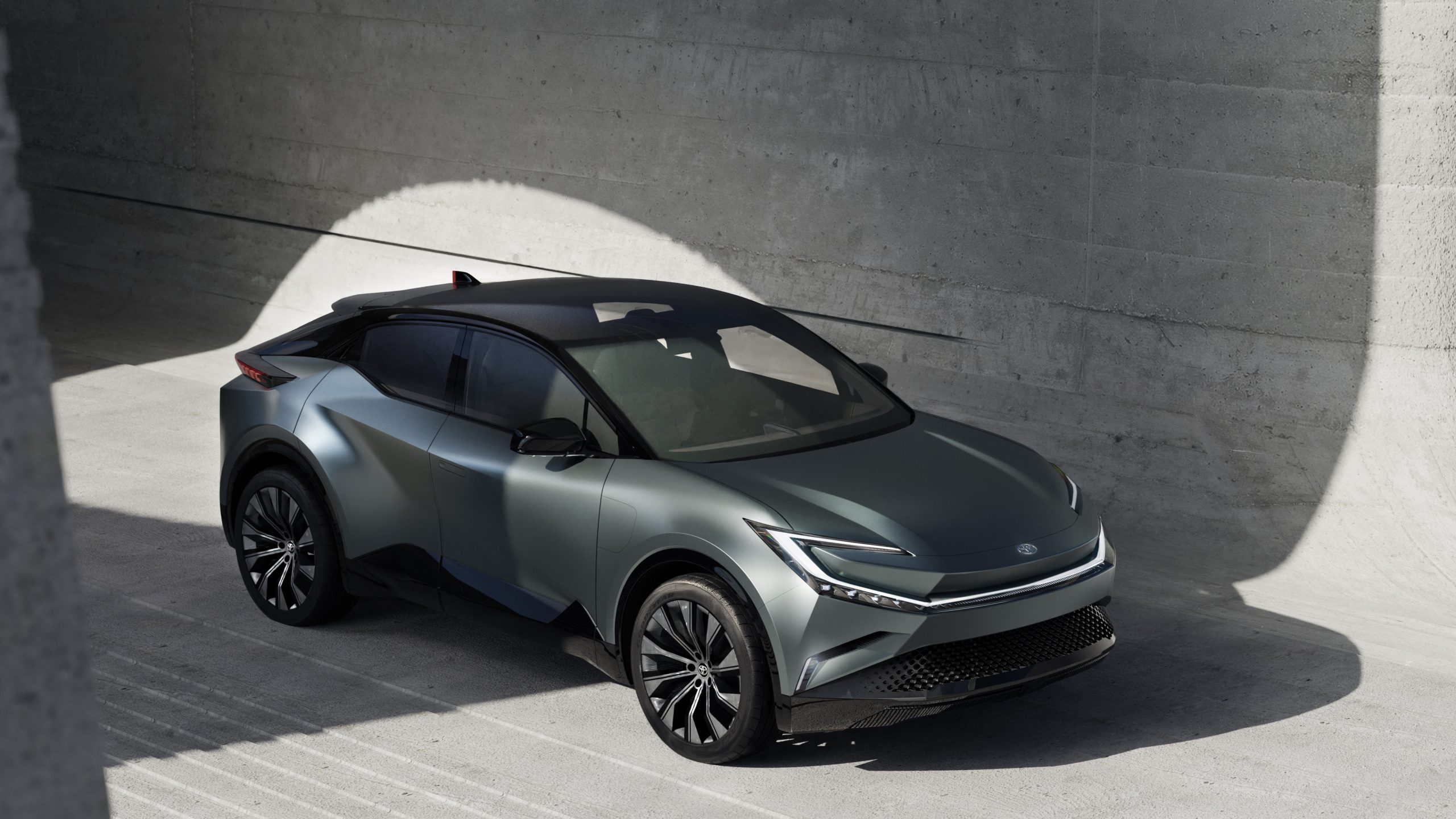 Toyota bZ Compact SUV Concept with large infotainment display unveiled