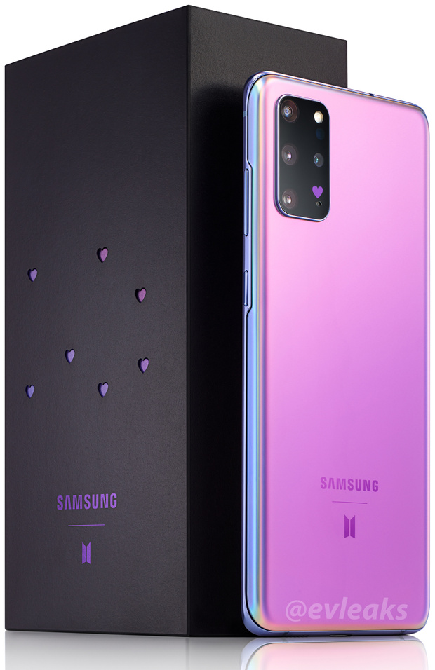 Leaks confirm purple BTS Edition of the Samsung Galaxy S20+