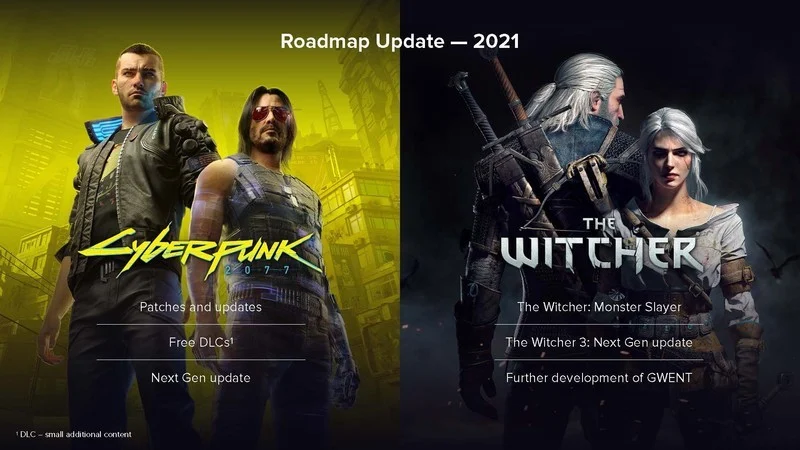 filosof Amfibiekøretøjer samle CD Projekt announces a 2021 roadmap update for Cyberpunk 2077 and The  Witcher series; Cyberpunk multiplayer delayed until at least 2022 -  NotebookCheck.net News