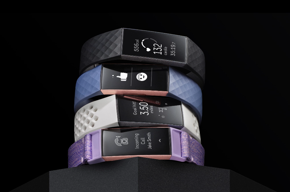 fitbit charge 4 color screen