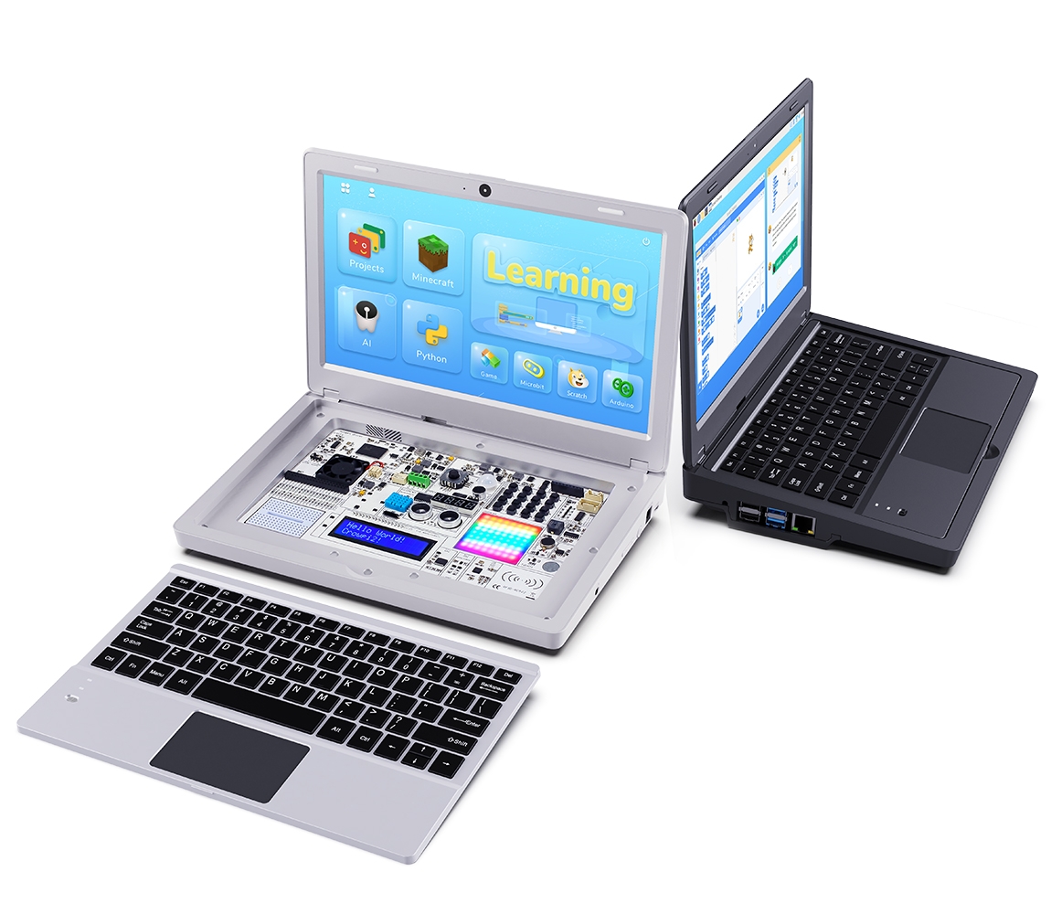 CrowPi2 The Raspberry Pi laptop kit is now purchasable worldwide