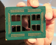 AMD&#039;s Rome CPU. (Image via Anandtech)