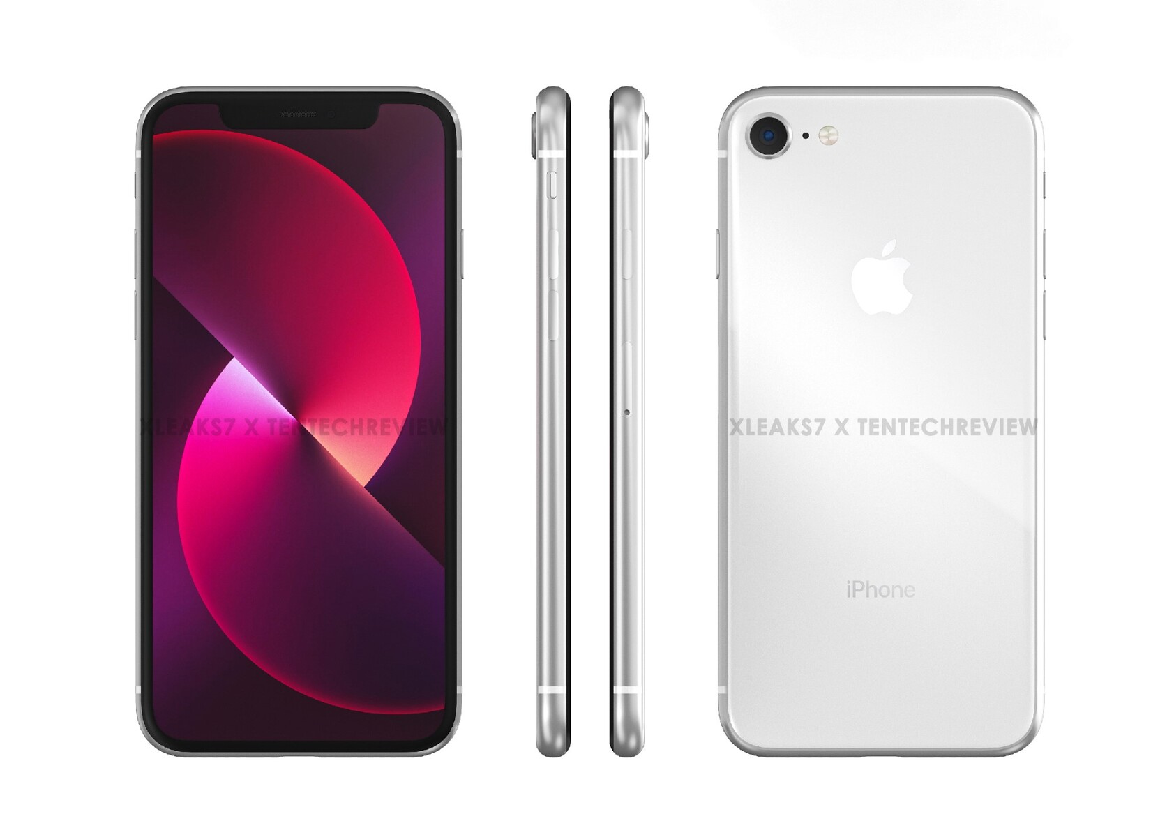 Apple iPhone SE 3 Render images show proposed redesign of the