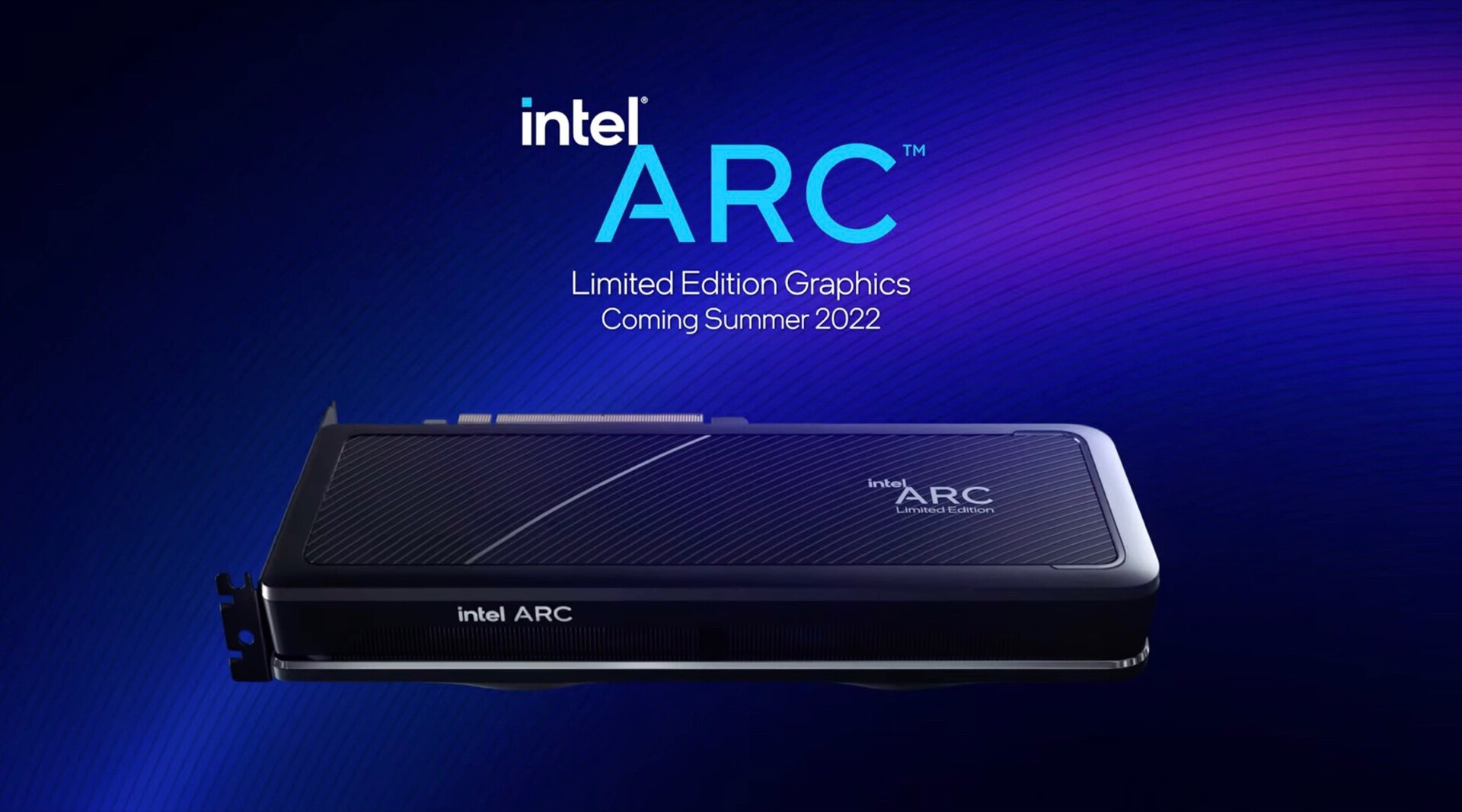 Intel unveils its first Arc Desktop Limited Edition graphics card