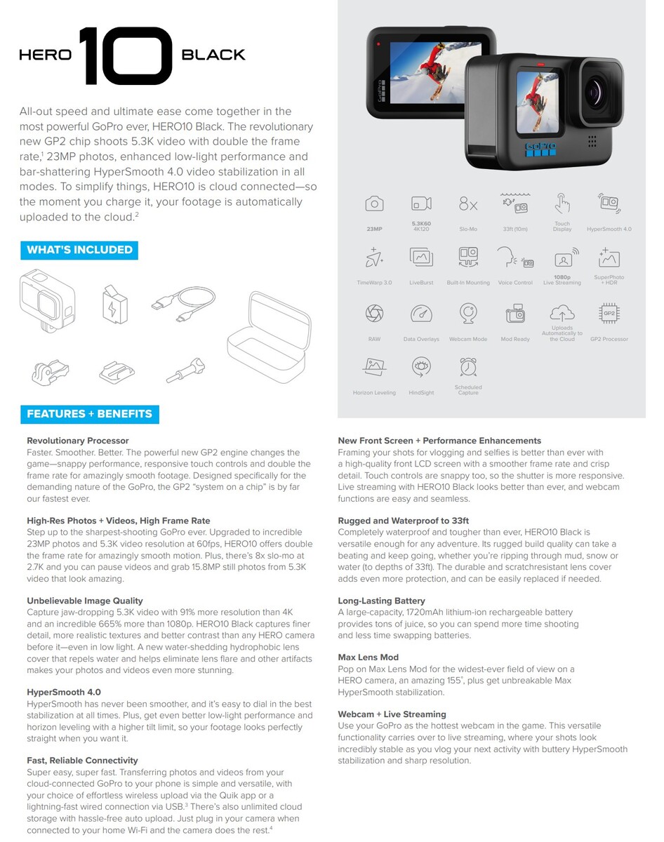 GoPro Hero10 Black Price List in Philippines & Specs February, 2024