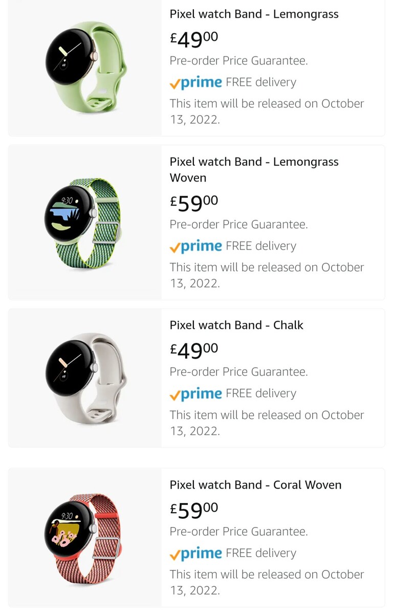 Pixel Watch: Google announces metal watch band prices in multiple markets -   News