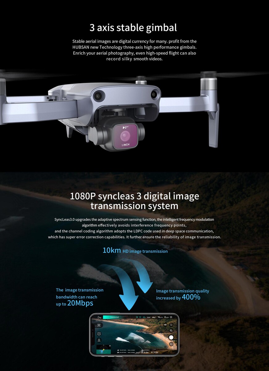 hubsan ace pro new drone to compete against the dji air 2s with a 1 inch cmos sensor notebookcheck net news