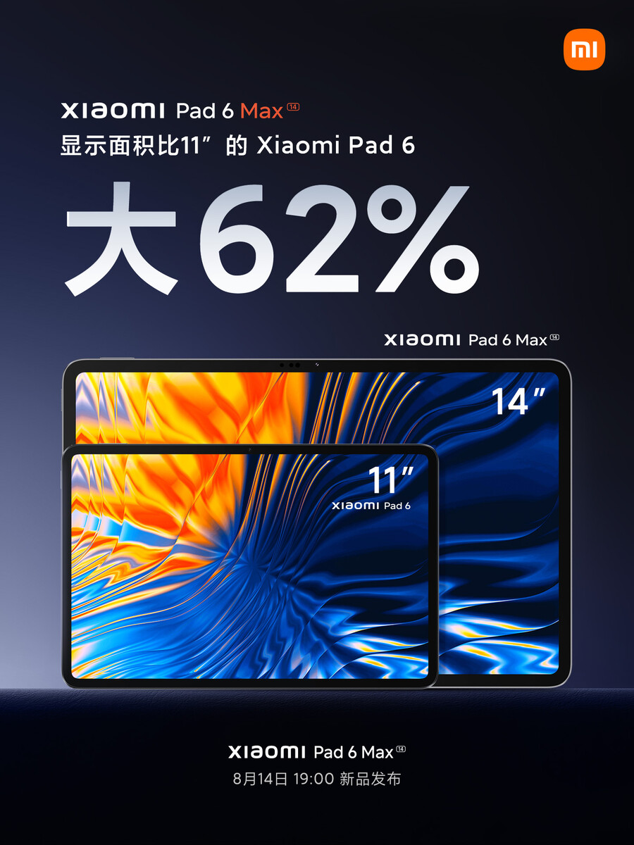 Xiaomi Pad 6 Max backed to launch as OEM's first Ultra-sized tablet -   News