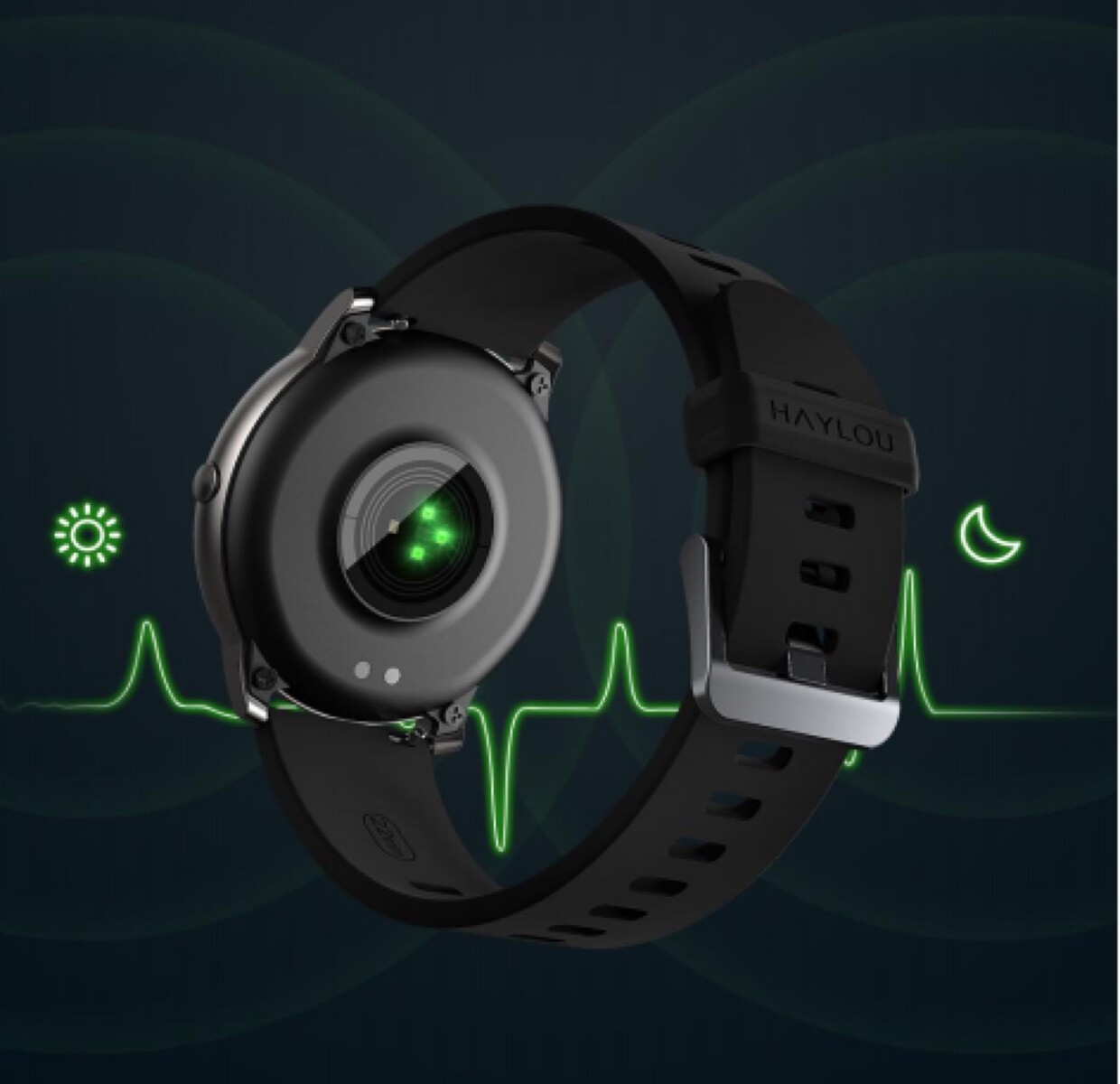 Haylou revela um novo smartwatch com certificação IP68, um sensor