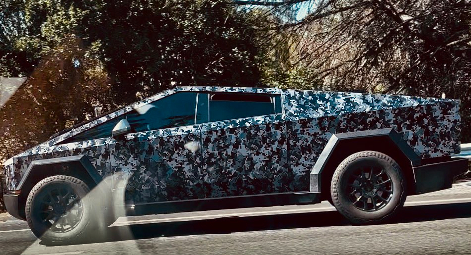 New Tesla Cybertruck digital camo fuels speculation about potential factory wraps at launch