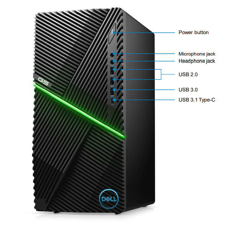 Dell refreshes G5 Desktop 5000 with Intel 10th gen Comet Lake-S and an assortment of AMD and