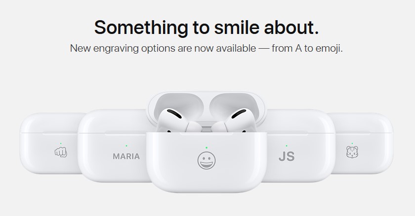 best engraving for airpods