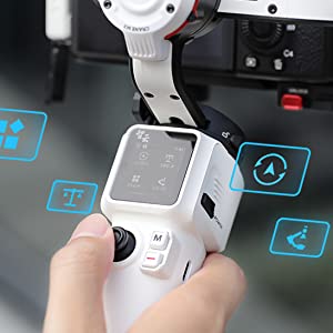 The Crane M3 features a touchscreen...