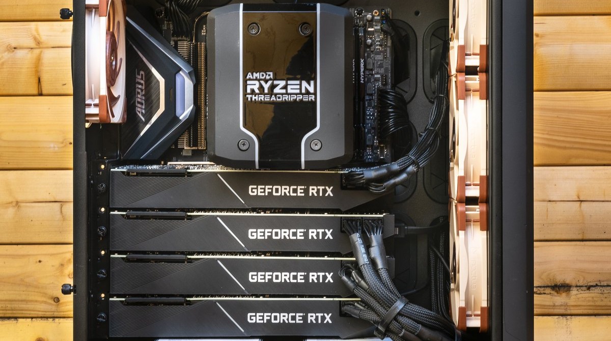 Speedy custom desktop with 4x RTX 2080 Ti cards rips apart OctaneBench without going °C - News