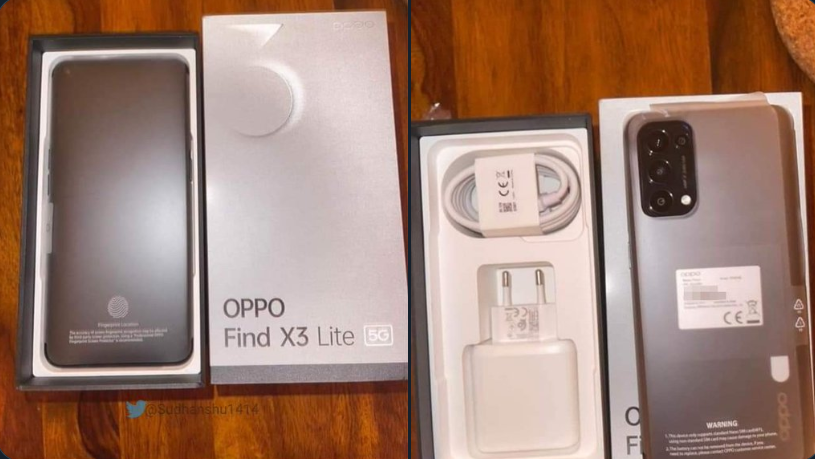 The OPPO Find X3 Lite shows up in a new leak, hinting at a 65W charger in  the box for the upcoming phone -  News