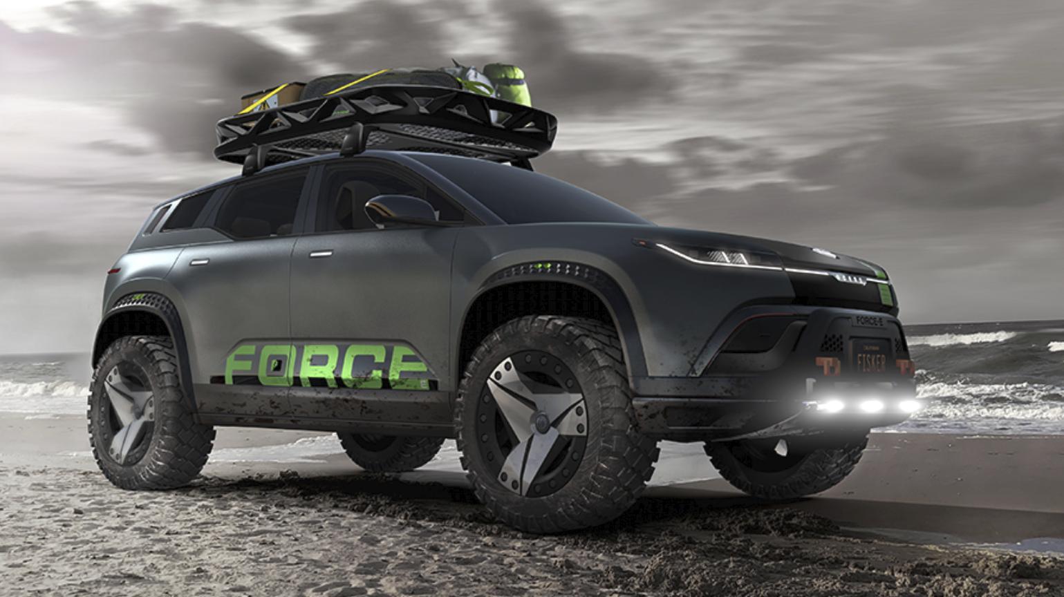 Fisker announces off-road-ready Force E package for Ocean, turning