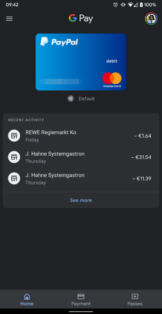 Some screenshots from the new version of Google Pay. (Source: Android Police)
