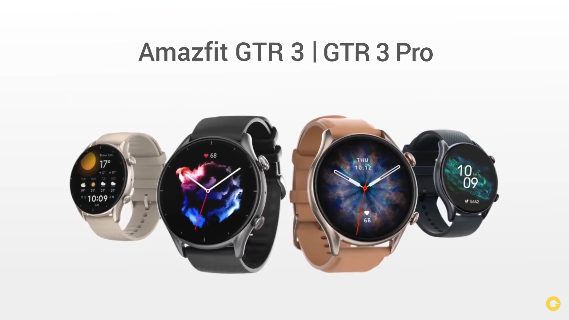 Amazfit GTR 3 Pro, Amazfit GTR 3, and Amazfit GTS 3 With Zepp OS