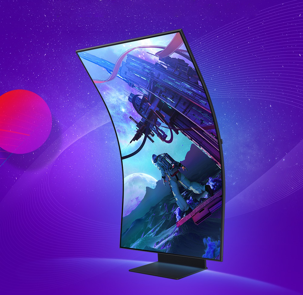 Samsung Odyssey Ark 2nd Gen (G97NC) 4K curved gaming monitor now