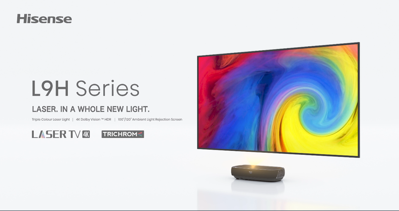 Hisense L9H TriChroma and L5H Laser Smart TVs with up to 120inch ALR