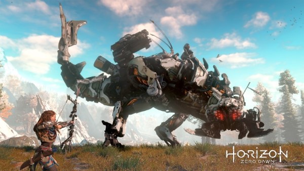Giant robot dinosaurs and breathtaking landscapes. What's not to love? (Image source: Guerrilla Games)