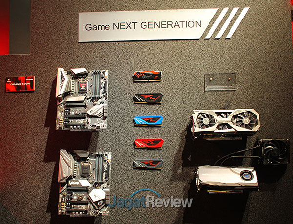 Colorful's iGame NEXT GENERATION cards on display. (Source: Videocardz)