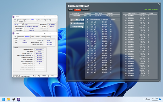 G.SKILL's screenshot backing its new DDR5-7000 claims could be clearer, in fairness. (Source: G.SKILL Press Release)
