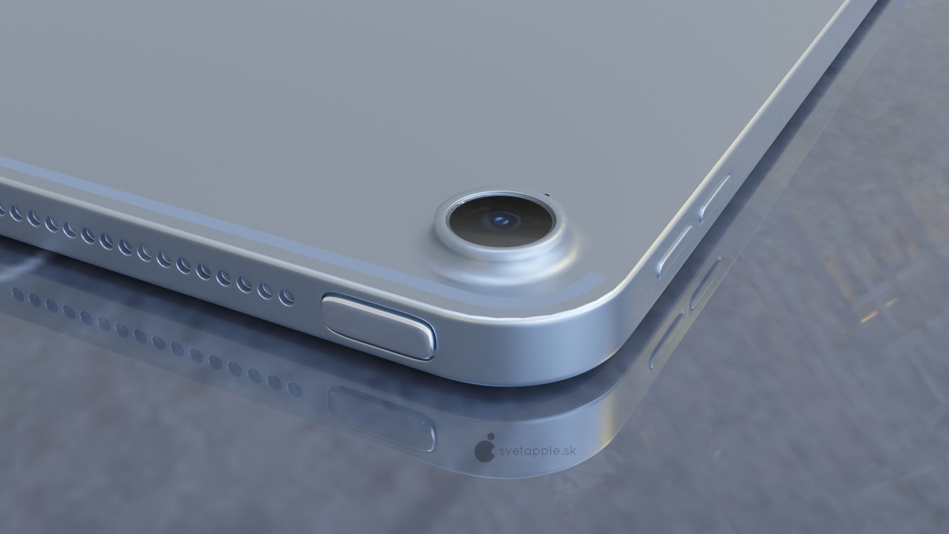 iPad Air 4: New renders show an updated tablet with a Touch ID-enabled  power button -  News