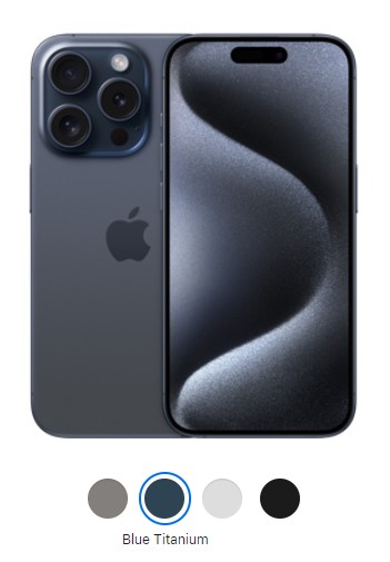 iPhone 15 Pro. (Image source: Apple)