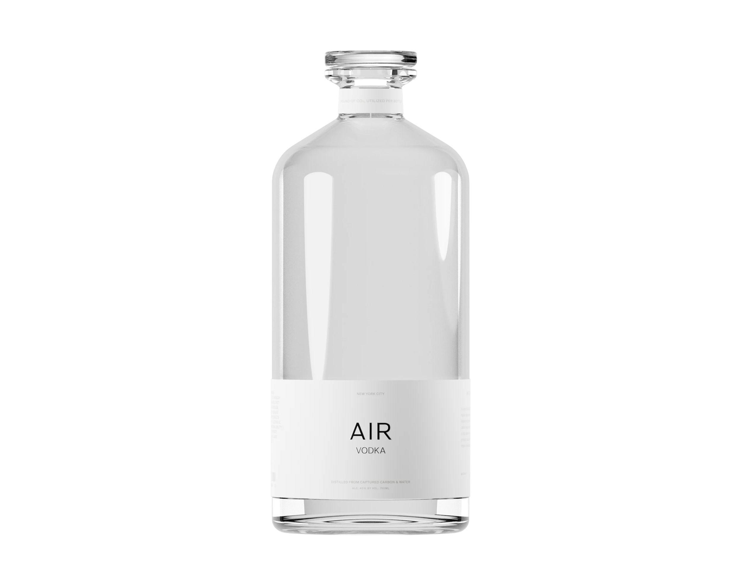 AIR Vodka made from CO₂ is the world's first climate-negative alcohol