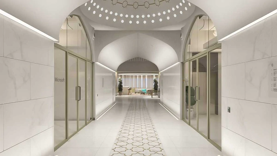 Microsoft's ultra-luxury India Development Center is heavily inspired by the Taj Mahal's interior design