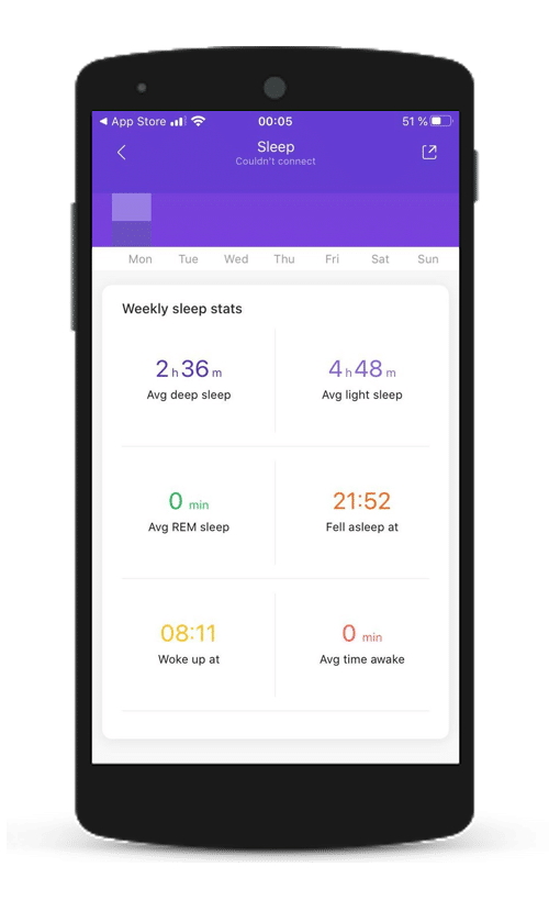 Sleep monitor mi band 5 2025
