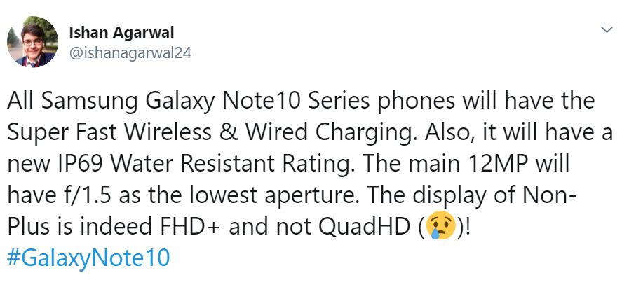 Galaxy Note 10 phones confirmed to feature a brand new SoC as pricing  details leak -  News