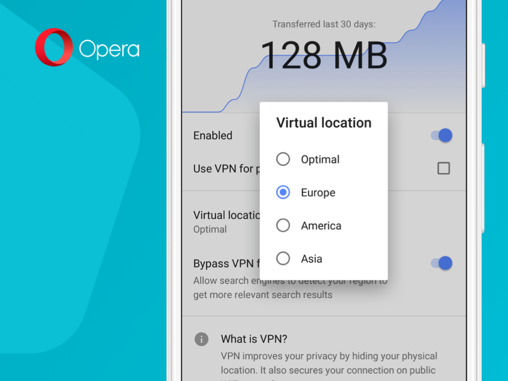 opera vpn extension