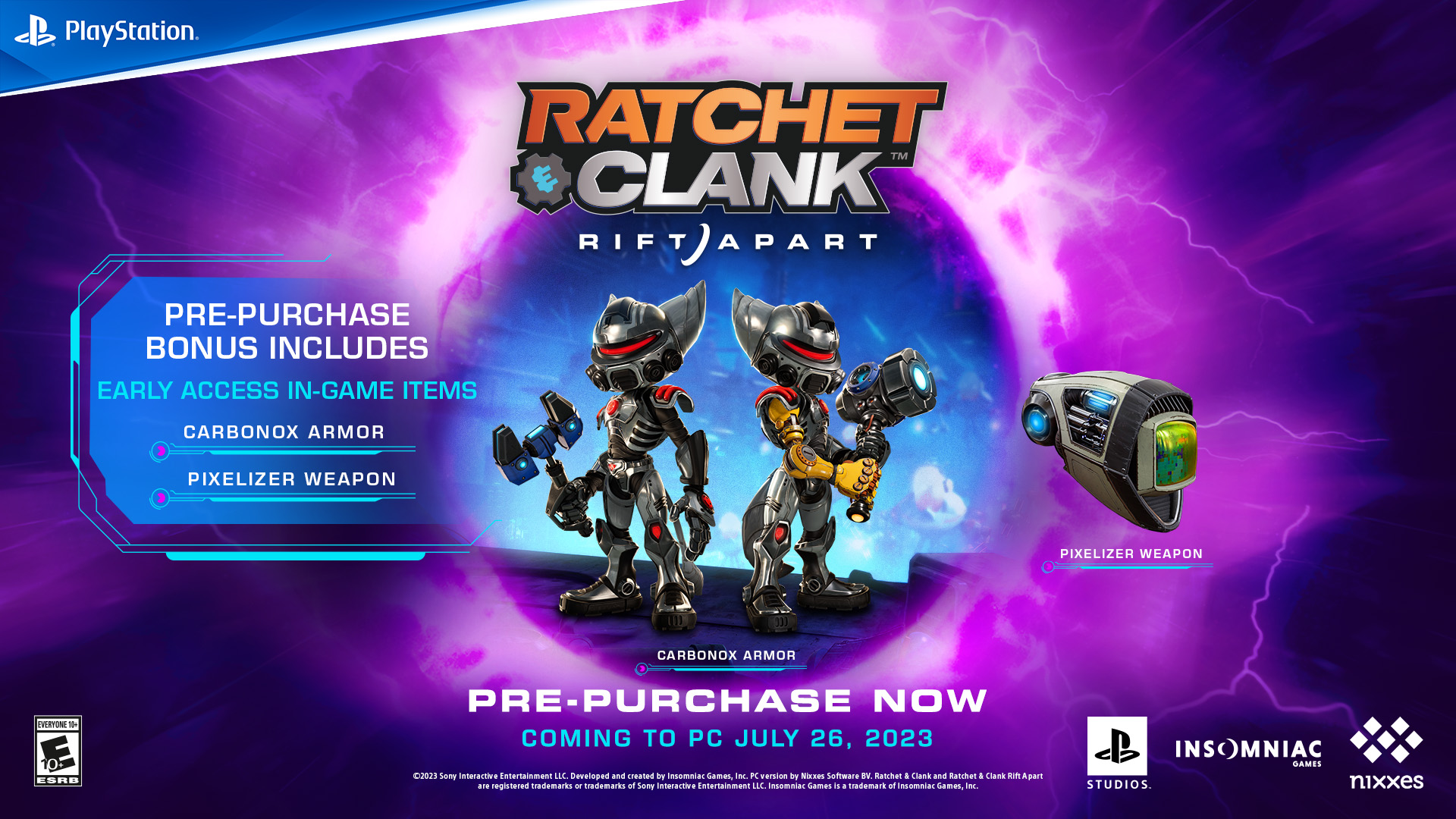 Ratchet & Clank: Rift Apart is now available on PC! Take on