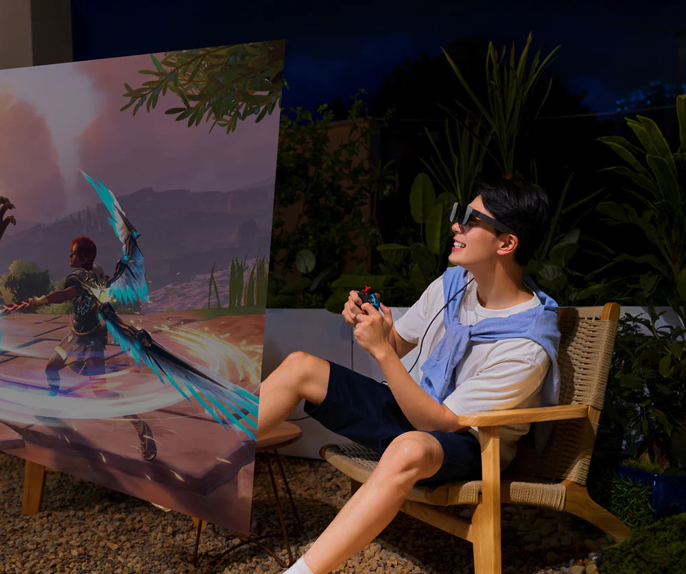 RAYNEO Air 2 – Occhiali AR Con Schermo OLED Da 201 Pollici, 1080p, 120Hz – Perfetti Per Gaming, Film E Produttività