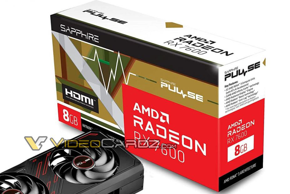 AMD Radeon RX 7600 to undercut NVIDIA GeForce RTX 4060 with European and US  pricing -  News