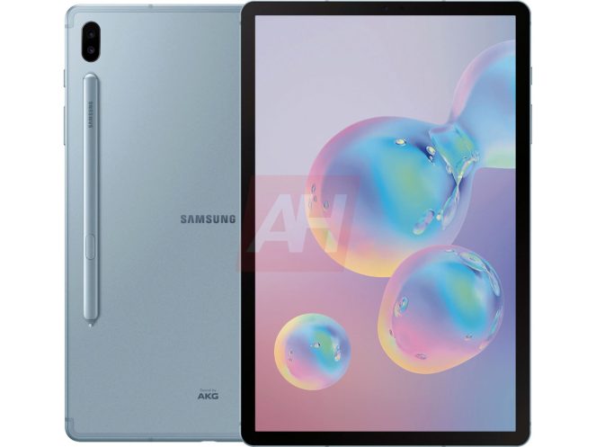The new Tab S6 S-Pen magnetically attaches to its rear. (Source: Android Headlines)