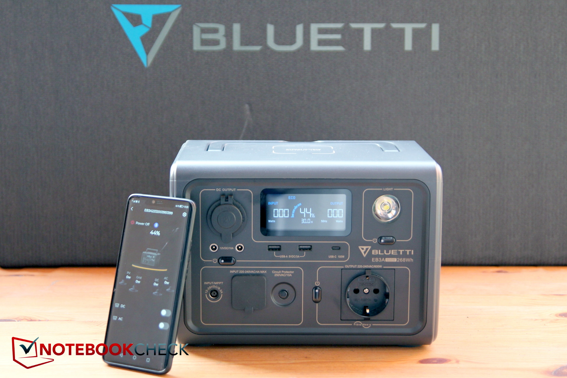 Avis BLUETTI EB3A 600W 268Wh  Review Bluetti EB3A 600W test