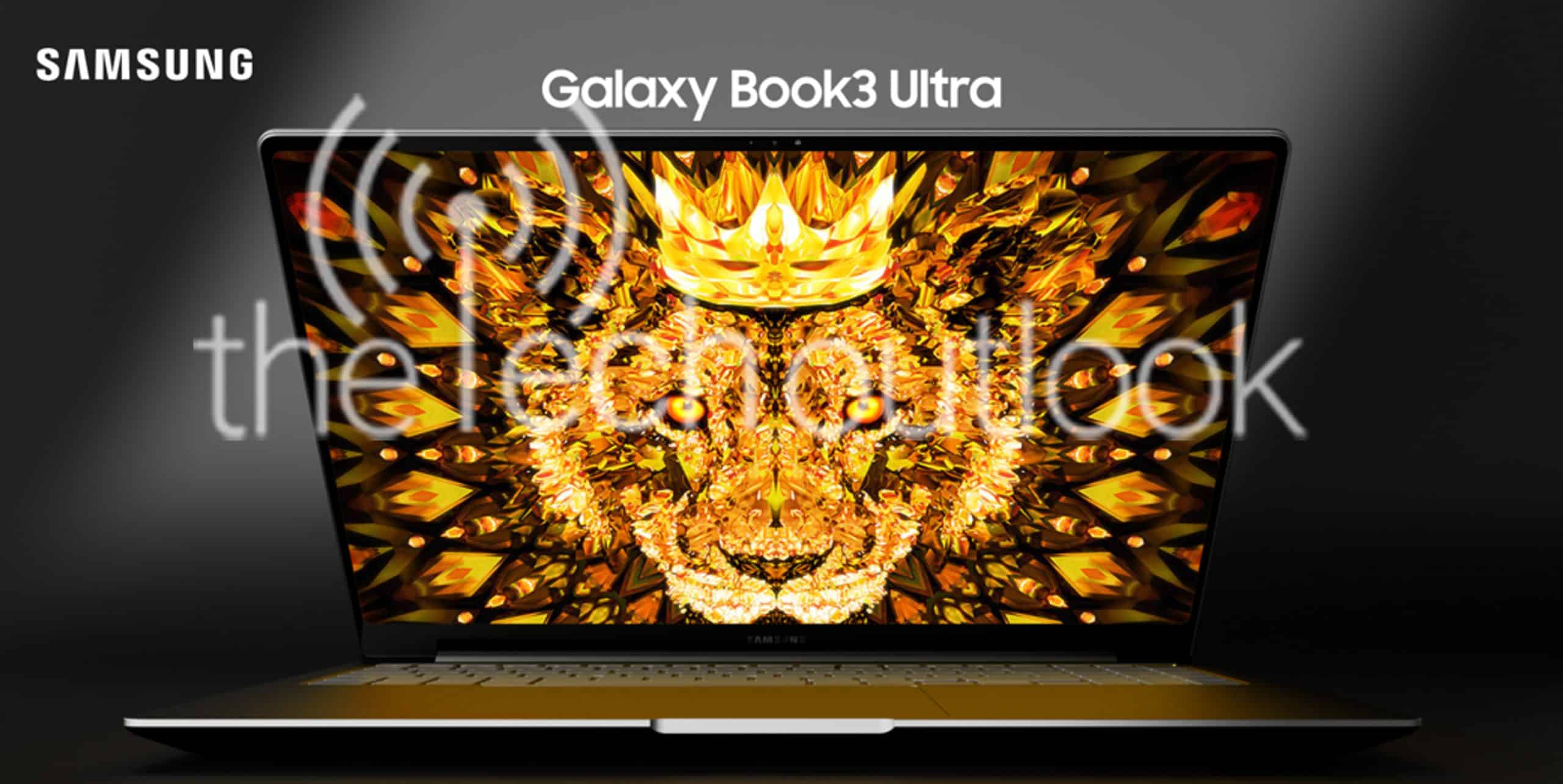 유출된 360 Samsung Galaxy Book 3 Ultra, Galaxy Book 3 Pro 및 Galaxy Book 3 Pro 이미지에는 전체 금속 섀시, USB Type-C 포트 및 S Pen이 표시되어 있습니다.