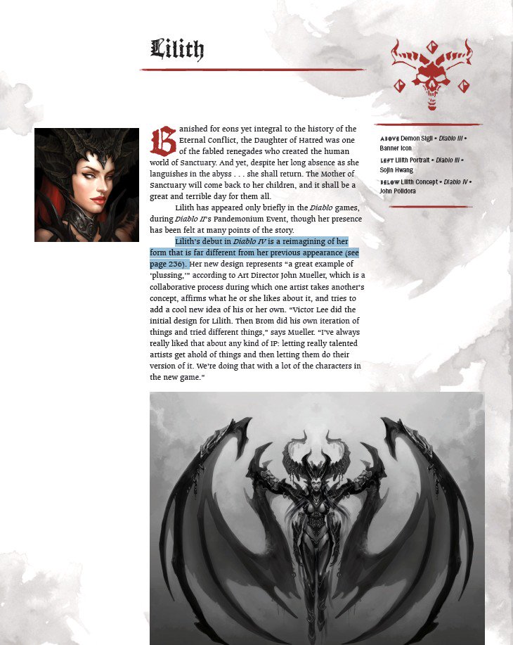 Alleged page from the Art of Diablo. (Image source: Twitter/WeakAurus)