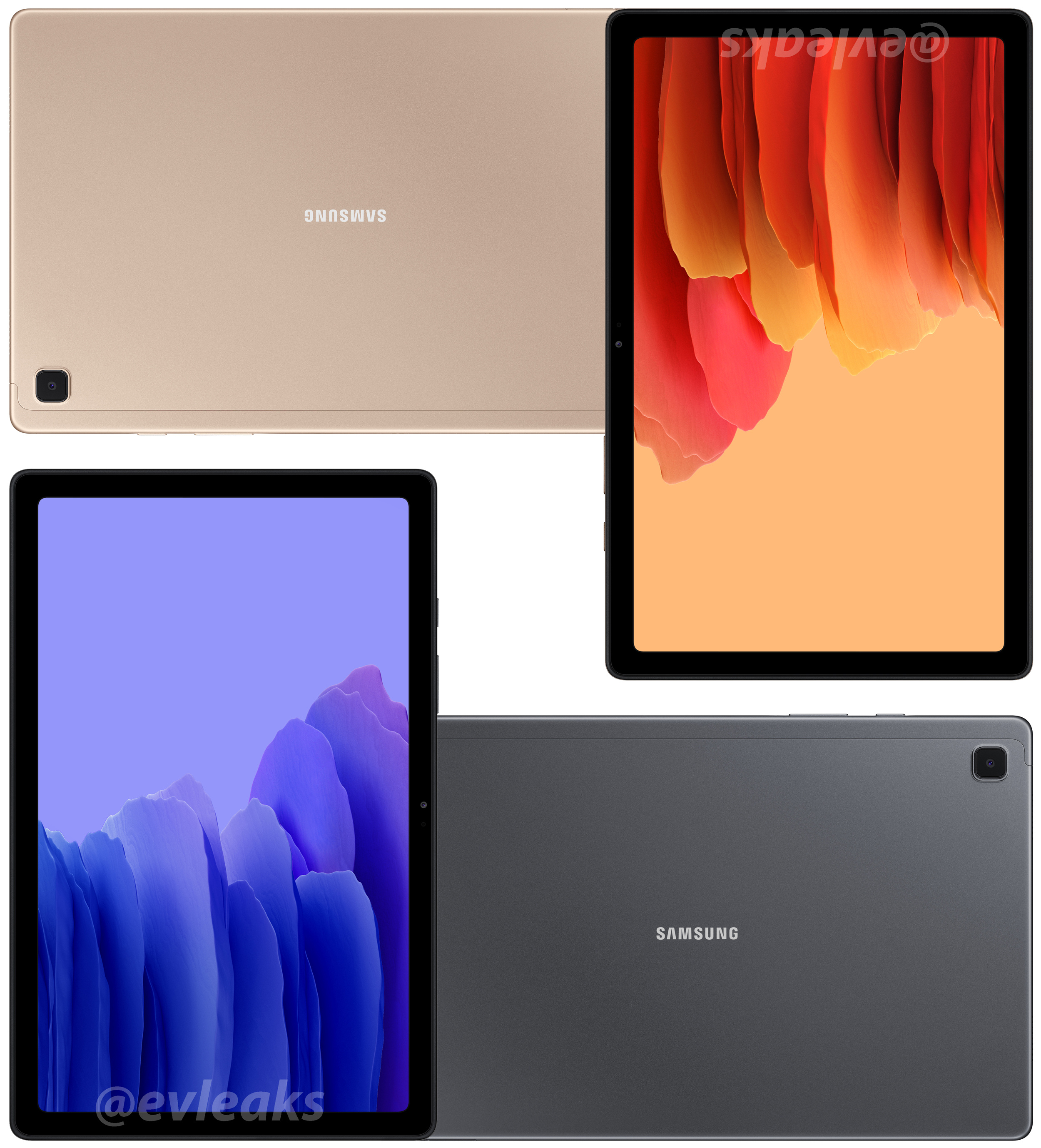 Samsung Galaxy Tab A7 (2020): Official renders of cheap 10 ...