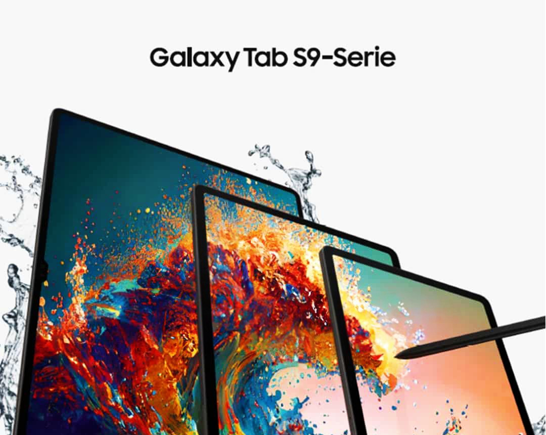 Samsung Galaxy Tab S9 Official press image leaks showing three new