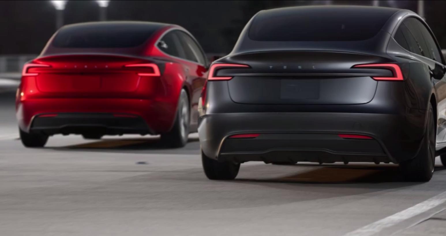 Tesla Model 3 Highland trunk and frunk specs revealed