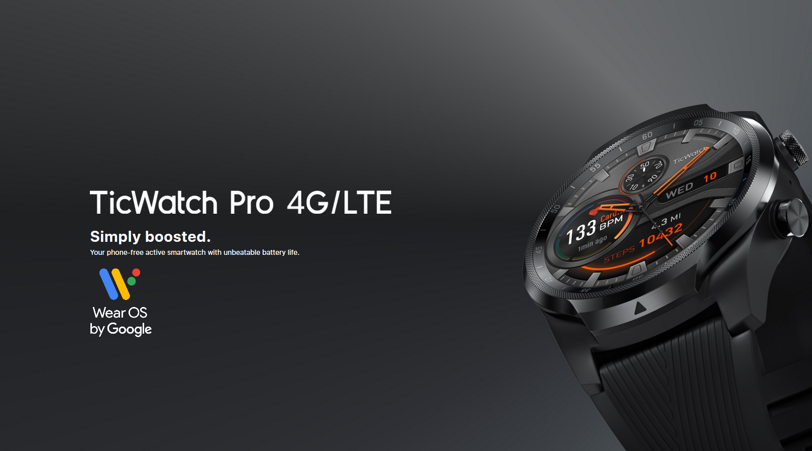 The TicWatch Pro 4G/LTE variant is now 