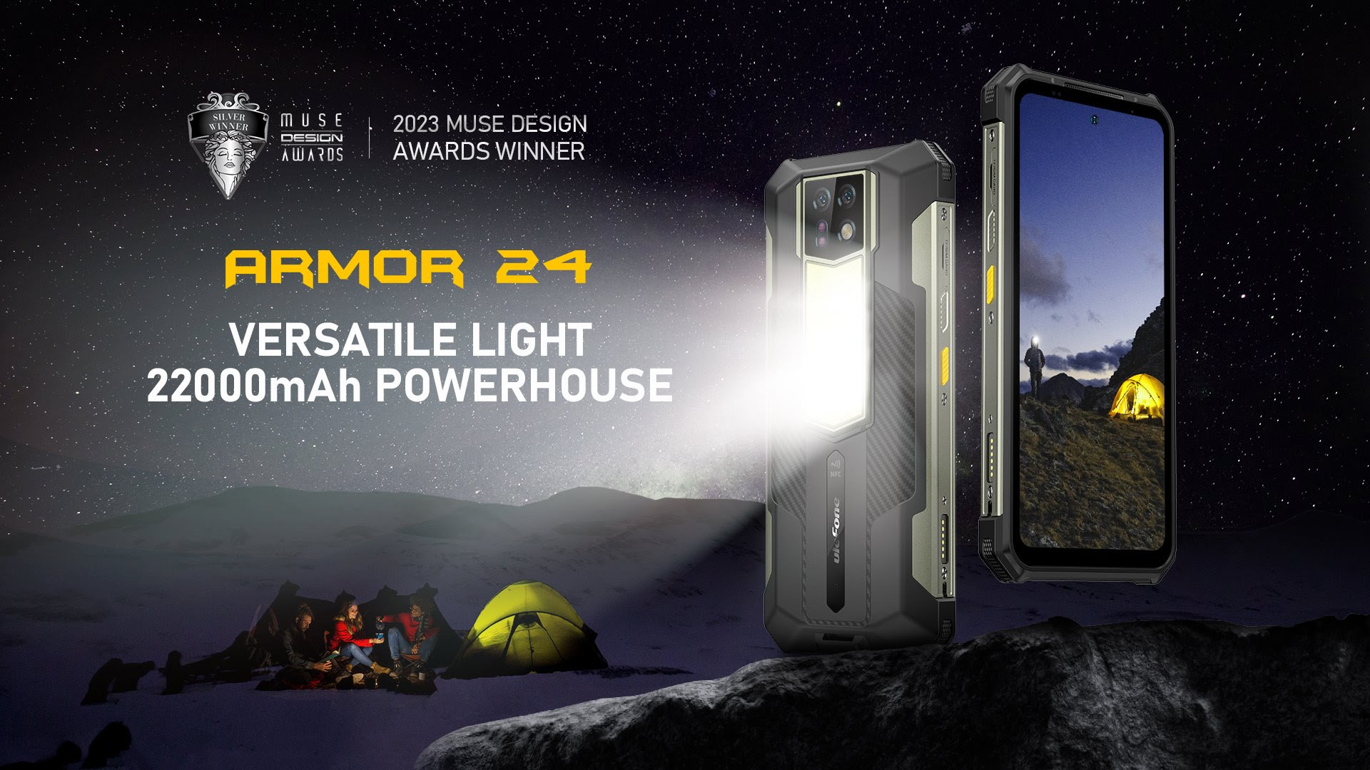 Ulefone Armor 24 launches as a Versatile Light 22,000mAh