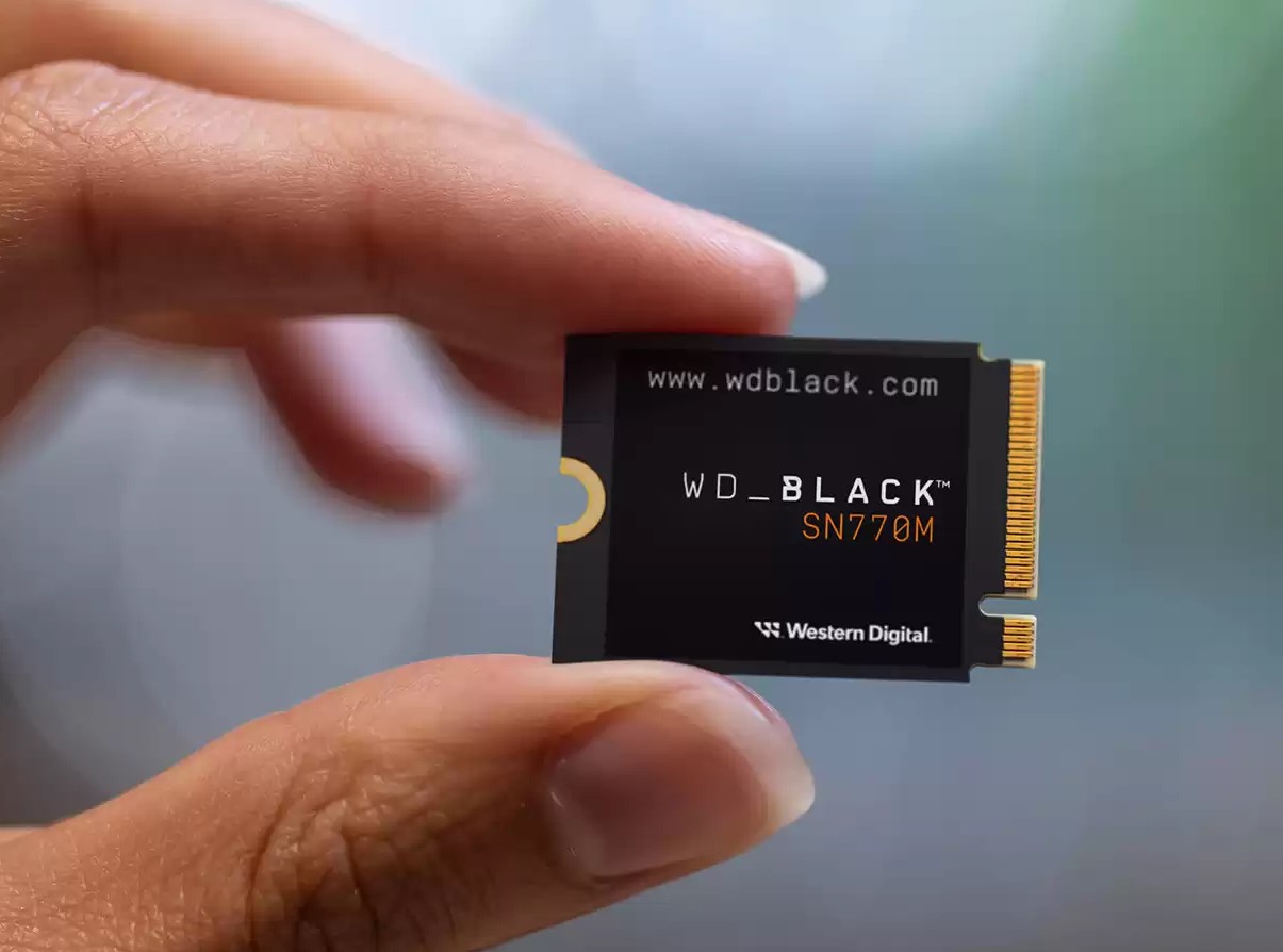 Western Digital announces Black SN770M SSDs with up to 2 TB capacity for Steam Deck and Asus ROG Ally consoles