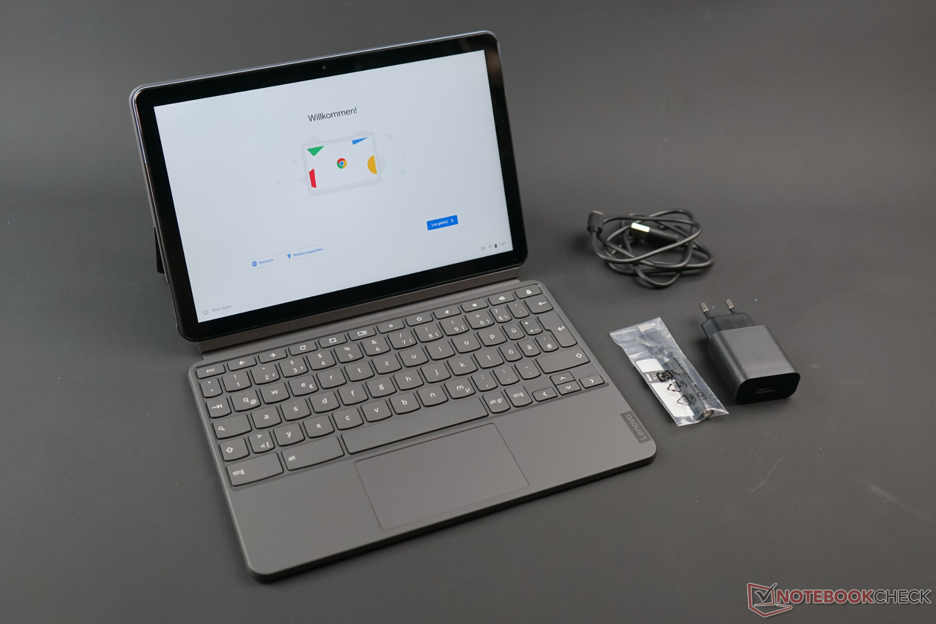 Lenovo Chromebook Duet 10.1 tablet with 128 GB SSD and detachable