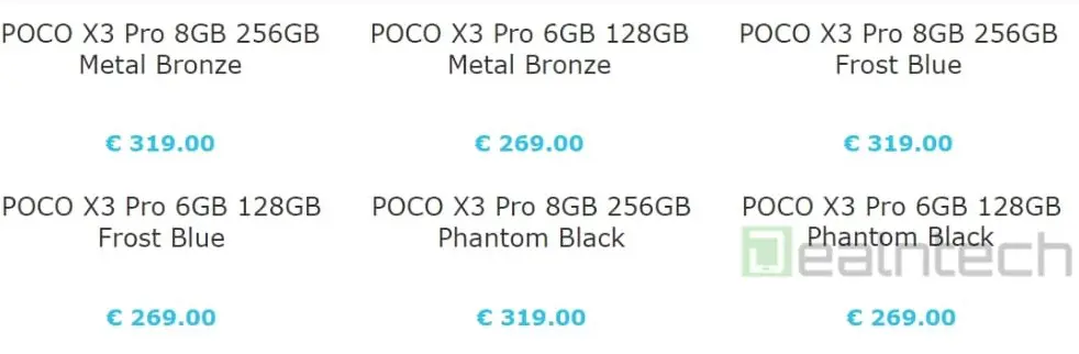 POCO X3 Pro (8GB - 256GB) –