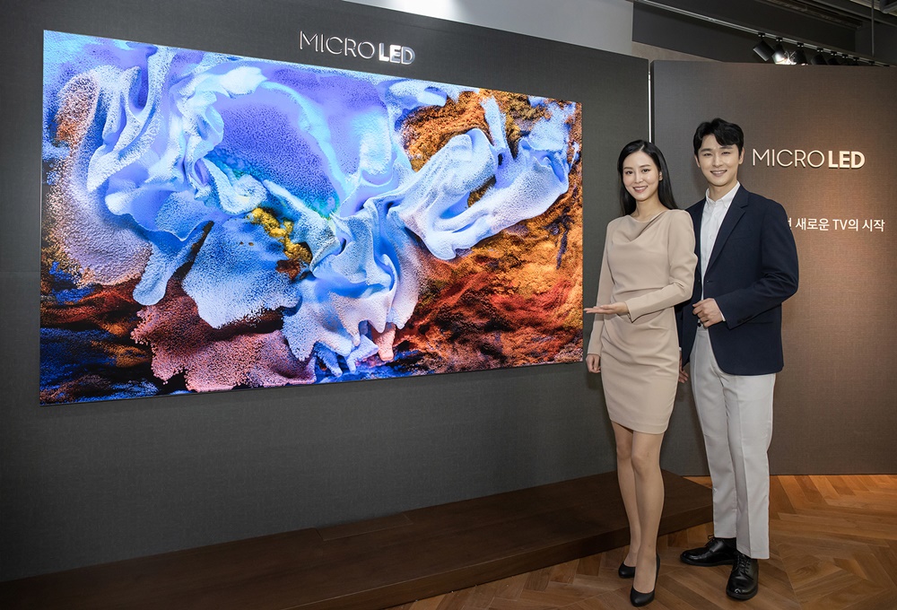 Samsung launches the first 110inch MicroLED TV with selfproclaimed